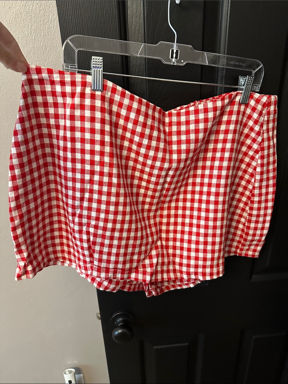 Red Gingham Women’s Skort